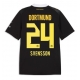 Borussia Dortmund Daniel Svensson #24 Replike Gostujuci Dres 2026-27 Kratak Rukav